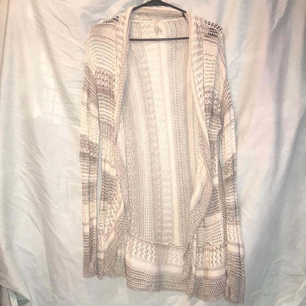 Brown and White Cami Wrap